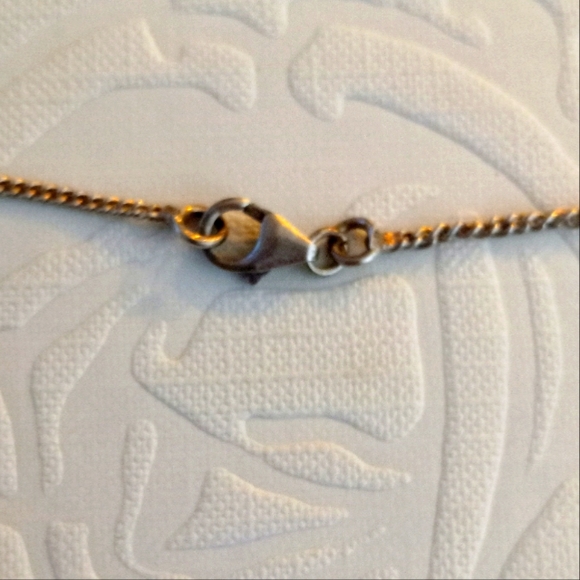 ◇ Vintage Sterling Silver Moonstone Pendant Drop Necklace ◇ - Picture 2 of 7